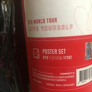 bts BTS World Tour Love Yourself Japan Edition　　バンタン 防弾少年団　2018 グッズ 新品 ポスター 公式 ジン ユンギ ジミン テテ グク