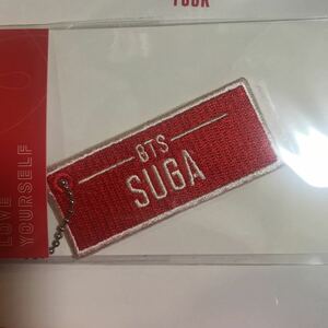 bts BTS バンタン World Tour Love Yourself Japan 防弾少年団　2018 グッズ 新品 ネームタグ シュガ SUGA ☆ テヒョン ジョングク ジミン