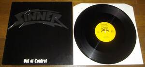 SINNER　[Out of Control]　ドイツ盤 12インチ　シナー ジャーマンメタル