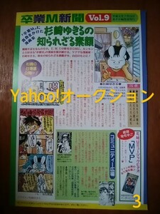 切り抜きカラーページ/卒業M新聞 Vol.9/杉崎ゆきる/1996年9月号あすか ASUKA