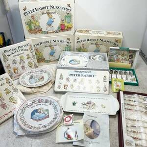 B33▲未使用あり WEDGWOOD ウェッジウッド ピーターラビット まとめて NURSERY WARE Xmas プレート 1988 他 マグカップ 皿 PETERRABBIT