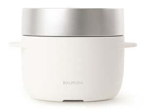 ★バルミューダ　BALMUDA　The Gohan K03A-WH[ホワイト]　展示未使用品　3合炊き　蒸気の力で炊き上げるマイコン炊飯器　DY