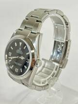 稼働品　Rolex ロレックス　EXPLORER I エクスプローラーI 　自動巻き 腕時計 114270 シルバー　OYSTERPERPETUAL Z番　美品_画像2