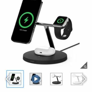 Belkin MagSafe 充電器 iPhone Apple ワイヤレス充電器 Watch AirPods 置くだけ充電