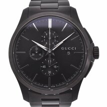 △ グッチ GUCCI 126.2 Gタイムレス クロノグラフ クォーツ メンズ 良品 内箱・保証書付き K#126299_画像1