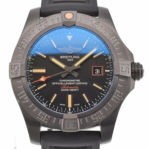  Breitling BREITLING V17311 Avenger Blackbird 44 self-winding watch men's beautiful goods box attaching K#129035