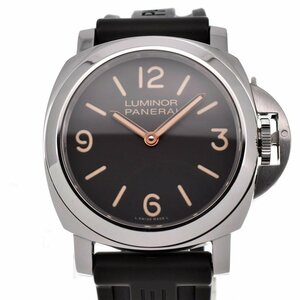 パネライ PANERAI PAM00390 ルミノールベース ブティック限定 手巻き メンズ 美品 L#129227