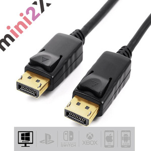  display port cable [ DP to DP ] cable 1.8m 4K high resolution output monitor 4K 60Hz full HD DISPLAY 1.2 correspondence black ge-ming