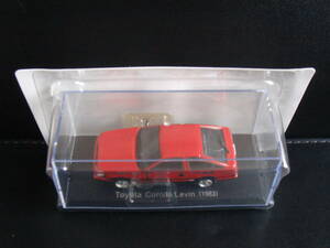 1/43 beautiful goods Toyota Corolla Levin 1983 year TOYOTA Corolla Levin 1983 year rare Blister unopened 