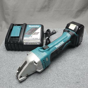 【工具等】makita（マキタ）　18V 充電式 ストレートシャー JS161D　中古品