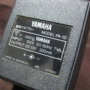 Yamaha ヤマハ PA1D PA-1D 12V 300mA センタープラス 電源アダプター ACアダプター 中古 動作品 送料一律520円 同梱可の画像1