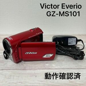 Victor Everio GZ-MS101 ビクター デジタルビデオカメラ ACアダプター付き