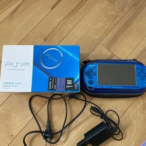 SONY PSP プレイステーションポータブル本体 blue used品