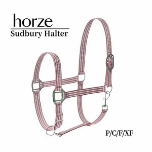 乗馬用品　無口　ホルター　馬　乗馬　馬術　馬具　レッド　赤　ピンク　コブ