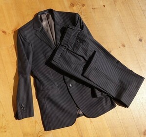 MN-0436-008/15 beautiful goods Edifice high class Loro Piana FOUR SEASONZ SUPER120'S suit jacket slacks 