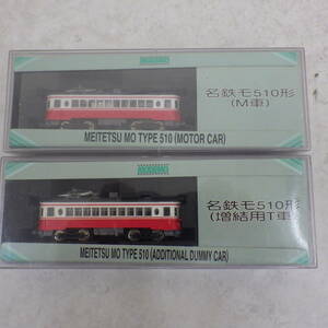 ◆◇#2322 中古 現状品 MODEMO NT8 28108 ・ NT9 28109 名鉄モ510形 M車 / 増結用T車 2個セット Nゲージ 動作未確認 ◇◆