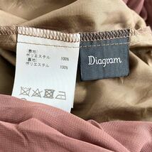 ◯ 38A13 Diagram ダイアグラム プリーツギャザースカート 36 ワインレッド ボトムス pleats skirt ロングスカート ロング ウエストゴム_画像7