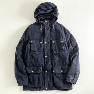 ◯19a20 大きいサイズ POLO BY RALPH LAUREN ポロ バイ ラルフ ローレン ジャケット ミリタリージャケット XL ネイビー ジップアップ 