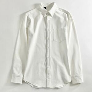 ◯44a21 N.HOOLYWOOD エヌハリウッド エヌハリ B.D SHIRT ボタンダウンシャツ 長袖シャツ 292-SH05-012 peg 日本製 40 ホワイト メンズ