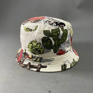 ◯A22 日本製 VISVIM ビズビム DOME BUCKET HAT バケットハット サイズ：ML マルチカラー コットン100％ メンズ 男性用