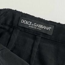 ◯1a31 DOLCE&GABBANA ドルチェアンドガッバーナ フラワーレーススカート 38 ブラック ボトムス イタリア製 花柄 D&G ドルガバ_画像6