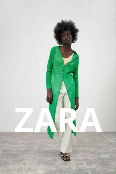 ZARA ロングカーディガン