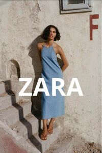 ZARA ミディ丈ワンピース