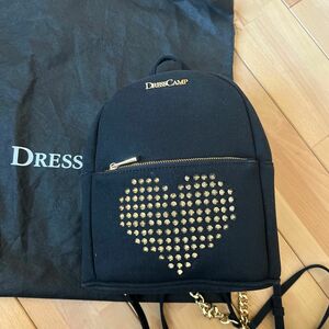 DRESSCAMP ドレスキャンプ ハートスタッズ ミニバックパック 宇野実彩子 コラボ