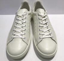 美品!! 定番!! PATRICK パトリック 日本製 14100 PUNCH 14 WHT パンチ ホワイト レザー 44 / 27.5cm MADE IN JAPAN_画像3