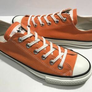 良好!! 定番!! コンバース 日本製 ALL STAR J OX ORANGE オールスター オレンジ us 8.0 / 26.0cm MADE IN JAPANの画像4