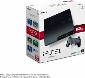 希少品・新品未使用 ソニー PS3 ・ 本体 160GB プレイステーション3・ブラック