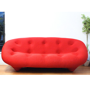 リーンロゼ/ligne roset ロゼプルム/ROSET Ploum 2人掛けソファ 赤 2P モダンの画像2