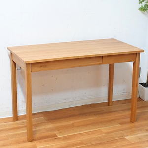  Muji Ryohin /MUJI oak material desk ① drawer attaching desk Work desk 