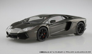 プラモデル　1/24　プリペイントモデル　01-A　'11 ランボルギーニ アヴェンタドール オレンジパール　送料無料 新品