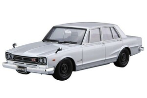 アオシマ プラモデル 1/24 ザ・モデルカー No.045 ニッサン PGC10 スカイライン2000GT-R '70 送料無料