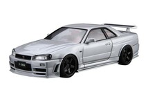 アオシマ プラモデル 1/24 ザ・モデルカー No.034 ニスモ BNR34 スカイラインGT-R Z-tune ’04 送料無料_画像1