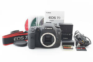 美品 Canon EOS 7D 18.0 MP デジタル 一眼レフ カメラ ボディ 16GB付き キヤノン 325