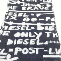 Σディーゼル DIESEL マフラー メンズ 男性用 防寒具 冬 お洒落 ファッション 小物 英字 ロゴ入り ロゴマフラー モノトーン 中古品ΣK52287_画像6