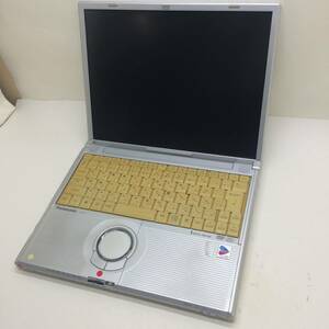 ☆Panasonic パナソニック Let's note CF-Y4 Pentium M 778 1.6GHz Windows XP Pro PC ノートパソコン 動作未確認 ジャンク ☆G80762