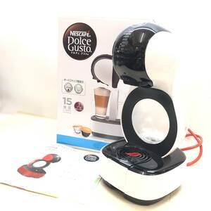 ★NESCAFE ネスカフェ Dolce Gusto ドルチェグスト ルミオ ホワイト 電気コーヒー沸器 MD9777 一部動作確認済み 中古品★K01136