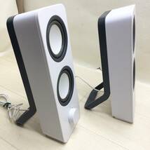 ☆動作確認 logi ロジクール Multimedia Speakers Z200 マルチメディア スピーカー 3.5mm ステレオ PC パソコン 周辺機器 現状品☆K80820_画像3