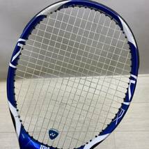 ▲ Wilson ウィルソン テニスラケット 硬式テニス K FOUR EX ブルー ラケット USED スポーツ グリップ劣化 現状品 ▲ C12901_画像6