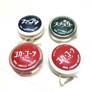 ★COCA・COLA コカコーラ YO-YO 2005 LIMITED EDITTION ヨーヨー ４点セット スプライト おもちゃ 玩具 コレクション 中古品★C01196