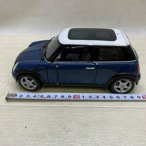 ▲ Maisto マイスト ミニカー ミニクーパー MINI ブルー 外車 おもちゃ コレクション インテリア 一部破損 ジャンク ▲ K12996の画像9