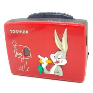 ♪TOSHIBA 東芝 LT300BUG パーソナル カセットプレイヤー BugsBunny バッグス・バニー オーディオ機器 ジャンク品♪K22812