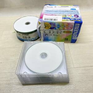 ▲ 未使用品 maxell TDK 他 記録用CD-R 大量まとめ 約60枚 一部破損 CD データ保存 パソコン サプライ 現状品▲ K13019