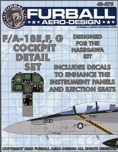 1/48 ファーボールデカール　F/A-18 E/F & EA-18G用 コクピット