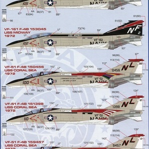 1/48 ファーボールデカール F-4B ファントムⅡ ミグキラー (1) 改訂版の画像3