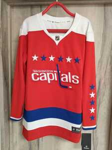  lady's M NHL Washington Kapital z hockey shirt FANATICS Kapital zHOCKEY ice hockey uniform jersey shirt red 