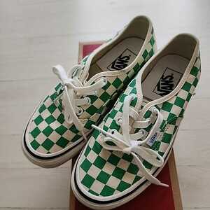 人気希少レア　ジャーナルスタンダード購入　VANS　バンズ　 AUTHENTIC 44 DX ANAHEIM FACTORY　チェッカースニーカー